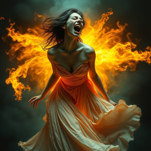 Beautiful woman engulfed in flames screams in pain.jpg