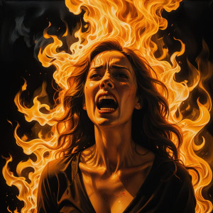 Beautiful woman engulfed in flames screams in pain.jpg