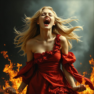 Beautiful woman engulfed in flames screams in pain - JFL.jpg
