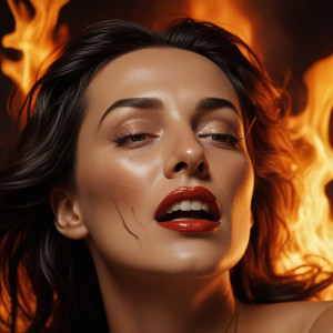Beautiful woman engulfed in flames screams in pain - RVXL5.jpg
