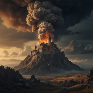 Giant pyroclastic cloud over medieval castle - RVXL5.jpg