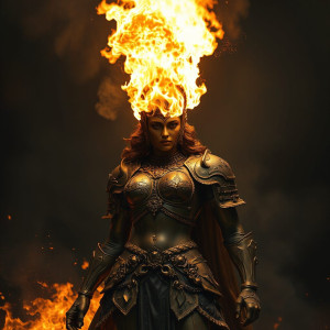 Bronze woman engulfed in roaring flame - JFL.jpg