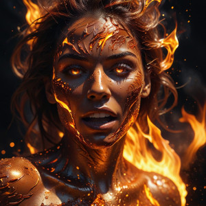 Bronze woman engulfed in roaring flame - ВXL.jpg
