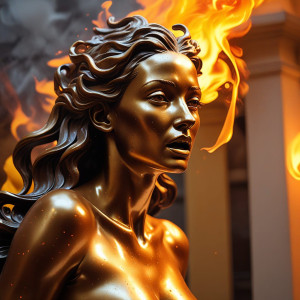 Bronze woman engulfed in roaring flame - FXL.jpg