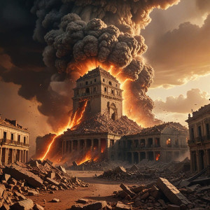 Giant fiery tornado in ancient city - RVXL4.jpg