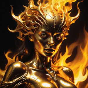 Golden woman engulfed in roaring flame - CCXL.jpg
