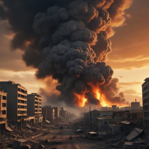 Pyroclastic cloud over the city of Gomorrah - МХ.jpg