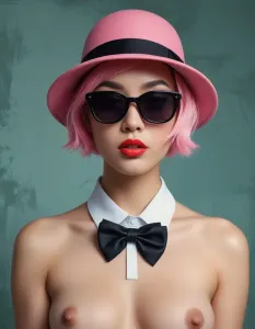 Ню галстук бабочкой - 4.webp