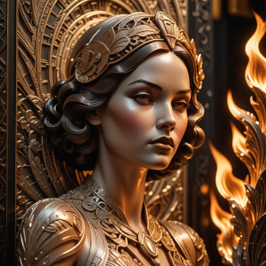 Platinum woman engulfed by a roaring flame - DXL.jpg