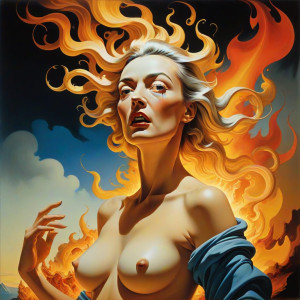 Platinum woman engulfed by a roaring flame - CCXL.jpg