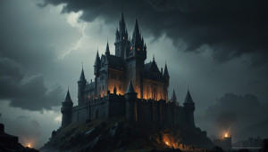 Medieval castle in Dublin under Black Sun - AXL.jpg