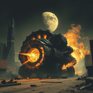 Engine of destruction in apocalyptic city.jpg
