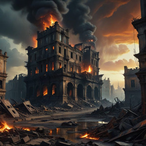 Burning house in apocalyptic city.jpg