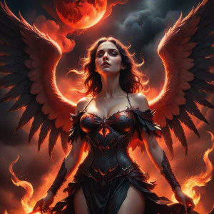 Female angel in flames under blood moon - ССХ.jpg