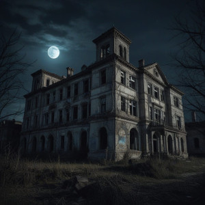 Insane asylum in apocalyptic city under black moon -  RVXL5.jpg