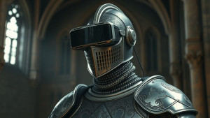 Virtual reality helmet of medieval knight.jpg