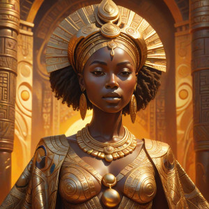 Goddess of fertility in African temple.jpg