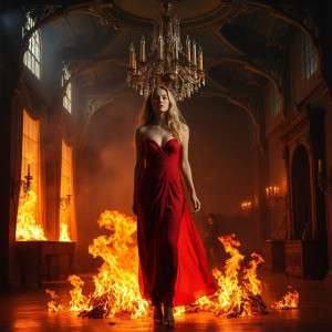 Beautiful woman inside the burning hall - JFL.jpg