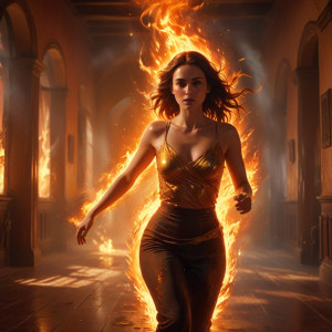 Beautiful woman inside the burning hall - АХ.jpg