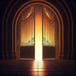 Fiery golden gates into another Universe -  GIF.jpg