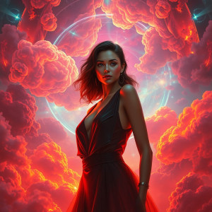 Beautiful woman inside a burning plasma cloud.jpg
