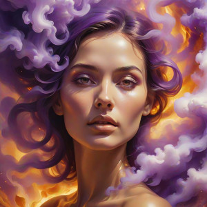 Beautiful woman inside a burning plasma cloud - ССХ.jpg