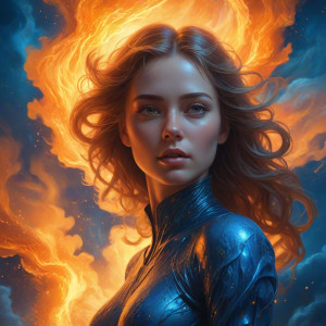 Beautiful woman inside a burning plasma cloud MDXL.jpg