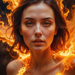 Beautiful woman inside a burning plasma cloud - RVXL4.jpg
