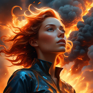Beautiful woman inside a burning plasma cloud - FXL.jpg