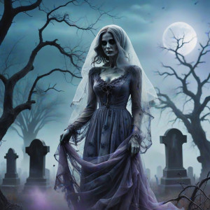 Transparent female ghost in abandoned cemetery - ССХ.jpg