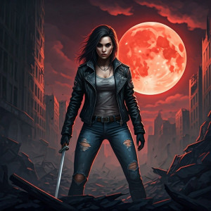 Female agent of destruction in apocalyptic city - GIF.jpg