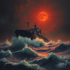 Giant freighter in the storm in Devil's Sea.jpg