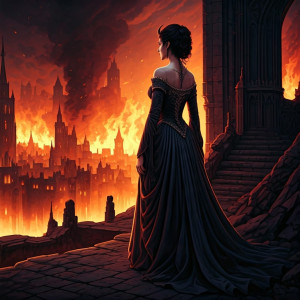 Demoness watching as the medieval city burns to the ground - GIF.jpg