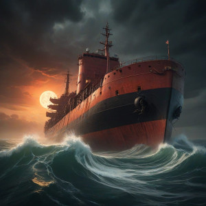 Giant freighter sinks in the storm in Devil's Sea - МХ.jpg