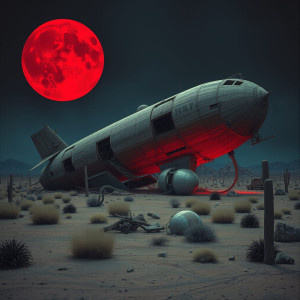 Wreckage of a giant airship in Arizona desert.jpg