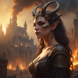 Demoness watching as the medieval city burns to the ground - MDX.jpg