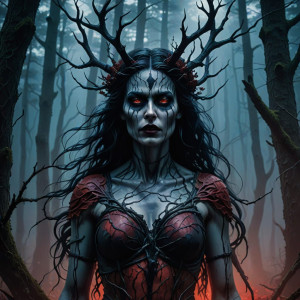 Finnish goddess of pain and death in Scandinavian forest - DXL.jpg