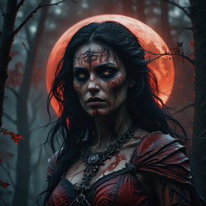 Finnish goddess of pain and death in Scandinavian forest - BXL.jpg
