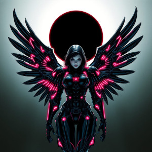 Female cyberpunk angel under Black Sun - FS.jpg