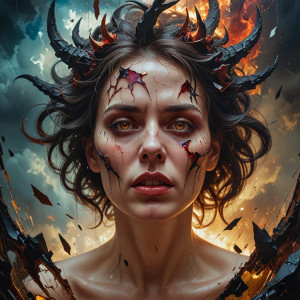 Whirlpool of demonic thoughts inside the head of a beautiful woman - RV4.jpg