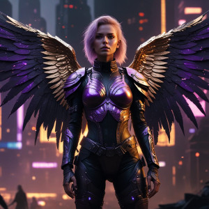 Female cyberpunk angel under Black Sun - FX.jpg
