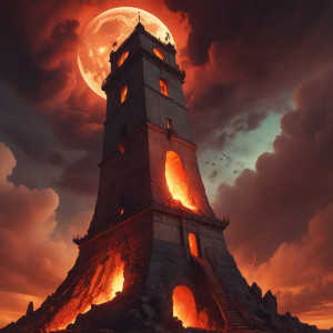 Giant burning tower under blood moon - MDXL.jpg