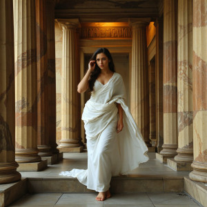 Beautiful muse in ancient Greek temple - JFL.jpg