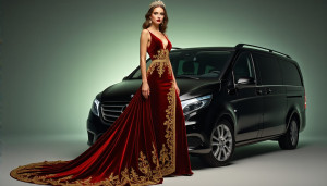 Royally beautiful woman in long red dress - H11.jpg