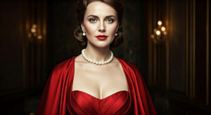Face of a royally beautiful woman in red dress - GIF1.jpg
