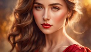 Face of a royally beautiful woman in red dress up close - CCX1.jpg
