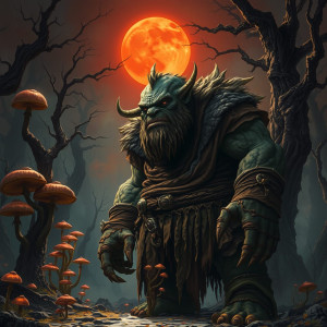 Giant ogre in magical forest under blood moon.jpg