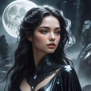 A woman made of shimmering obsidian and alabaster - MDХ.jpg