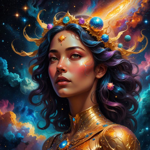 Beautiful face of the Goddess of the Universe in deep space - DXL.jpg