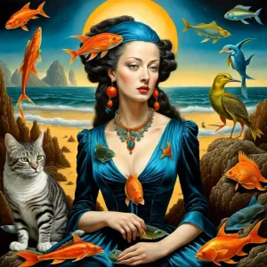 Ноев ковчег и женщина.webp